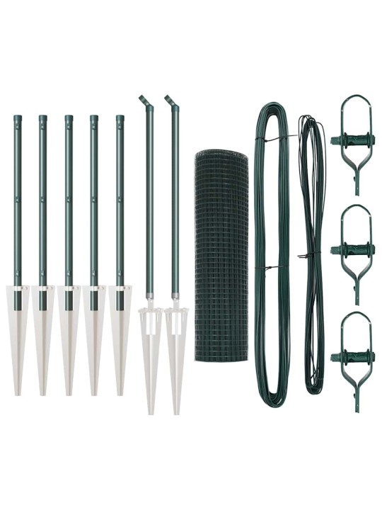 Aed koos postidega roheline 0.4 x 10 m teras