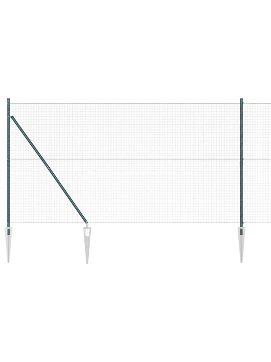 Aed koos postidega roheline 1.4 x 10 m teras