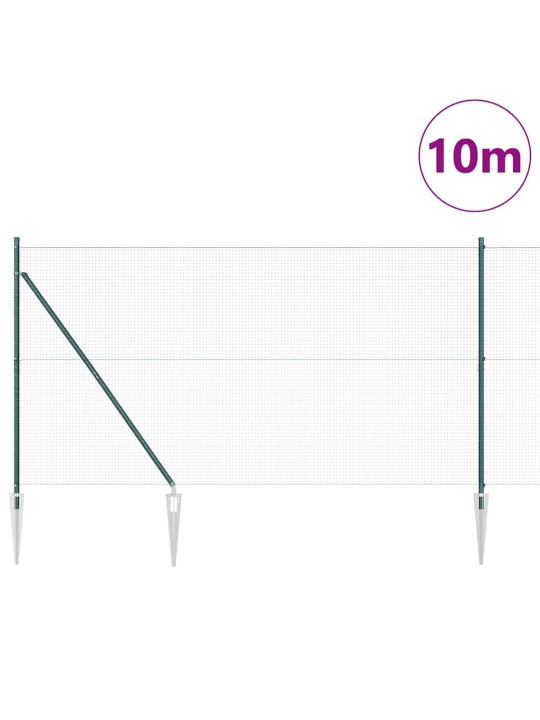 Aed koos postidega roheline 1.4 x 10 m teras