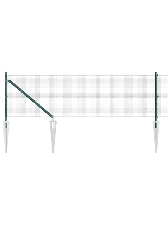 Aed koos postidega roheline 0.4 x 25 m teras