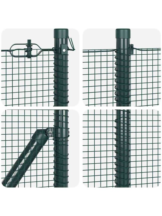 Aed koos postidega roheline 1 x 25 m teras