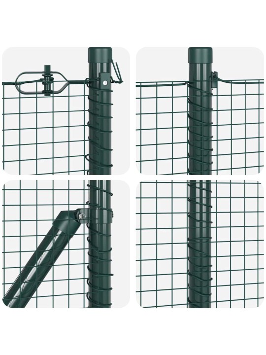 Aed koos postidega roheline 1 x 25 m teras