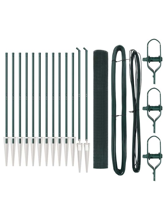 Aed koos postidega roheline 1 x 25 m teras