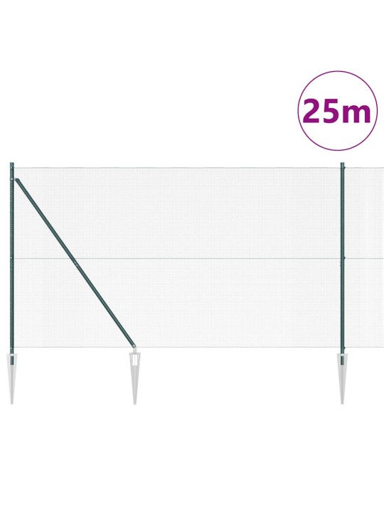 Aed koos postidega roheline 1.6 x 25 m teras