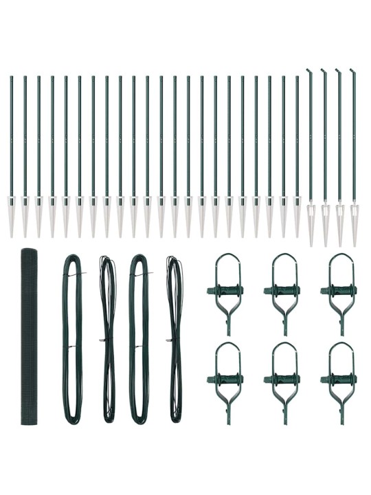 Aed koos postidega roheline 1.5 x 50 m teras