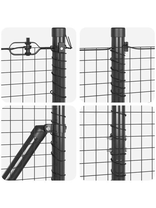 Aed koos postidega hall 1.2 x 10 m teras