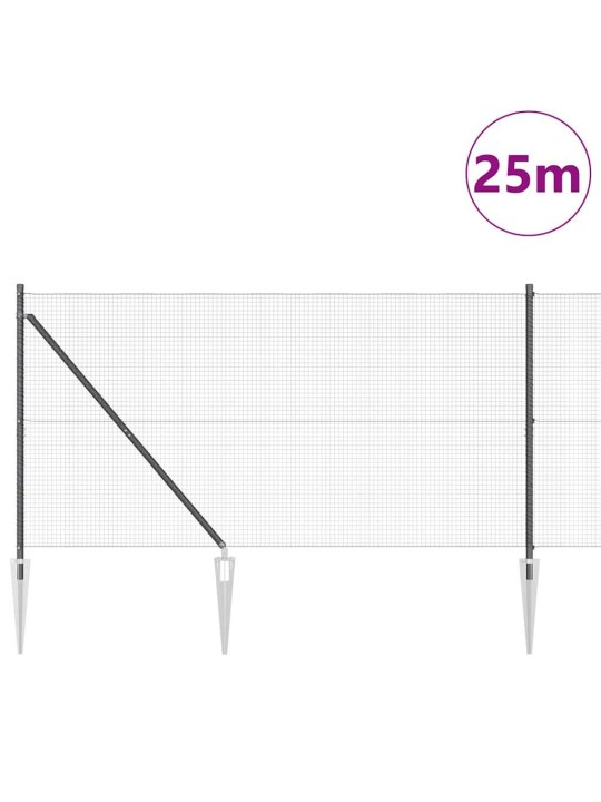 Aed koos postidega hall 1.2 x 25 m teras