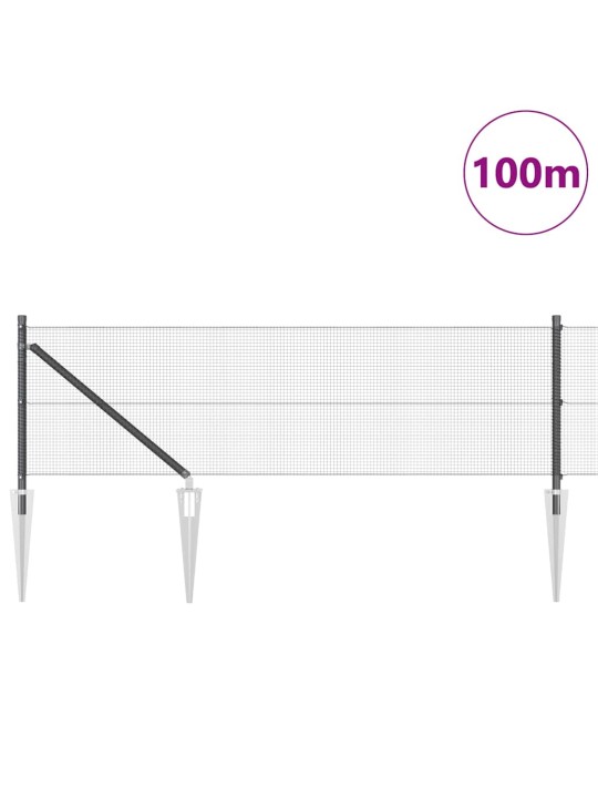 Aed koos postidega hall 0.5 x 100 m teras