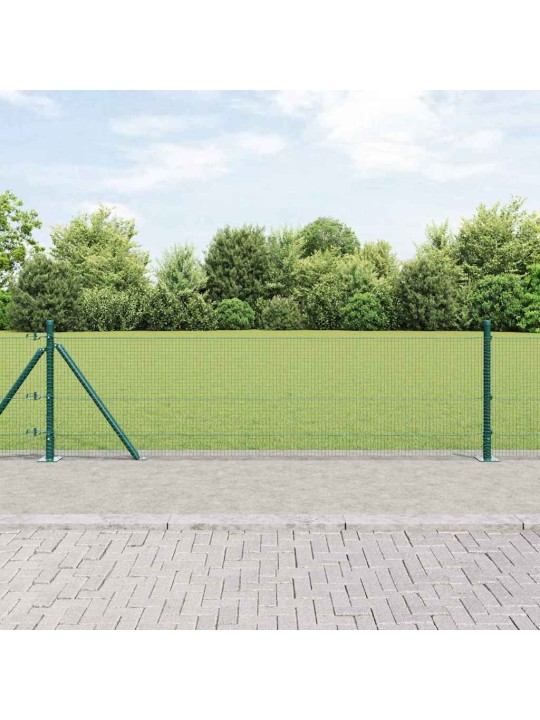 Aed koos postidega roheline 0.4 x 10 m teras