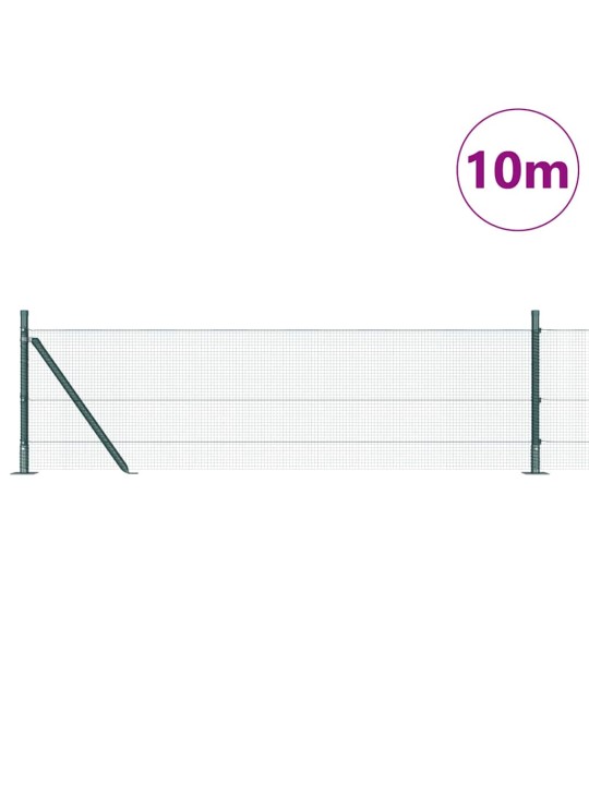 Aed koos postidega roheline 0.5 x 10 m teras