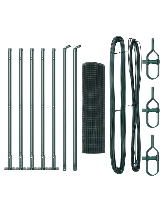 Aed koos postidega roheline 0.5 x 10 m teras