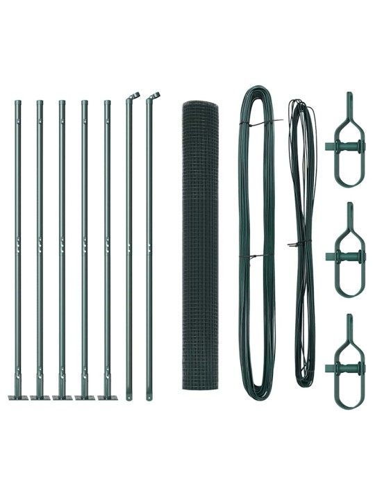 Aed koos postidega roheline 1.2 x 10 m teras