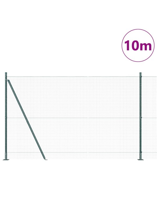 Aed koos postidega roheline 1.4 x 10 m teras