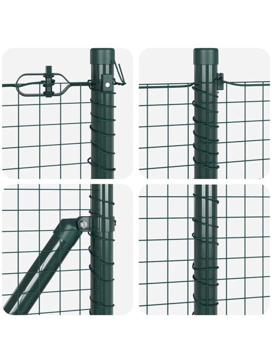 Aed koos postidega roheline 1 x 25 m teras
