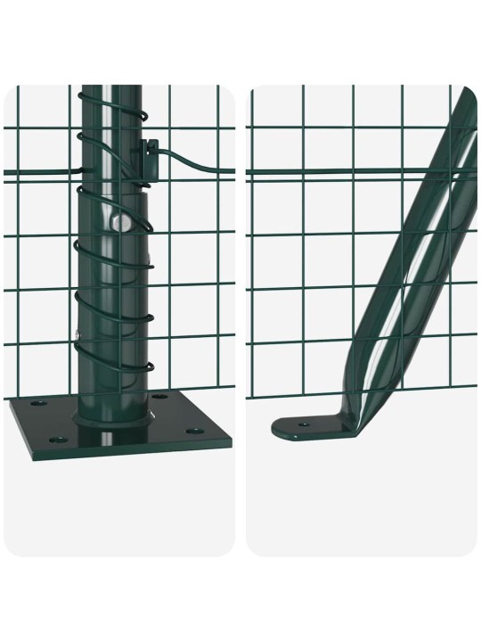 Aed koos postidega roheline 1 x 25 m teras