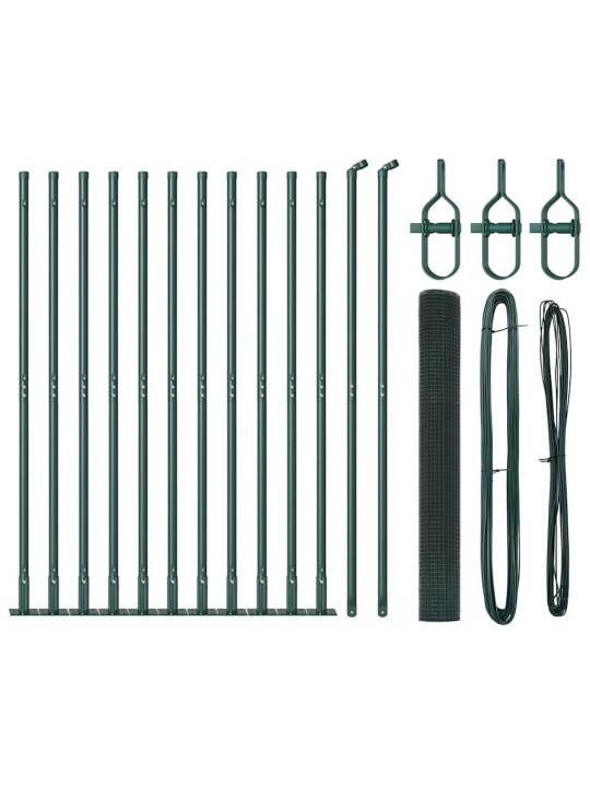 Aed koos postidega roheline 1 x 25 m teras