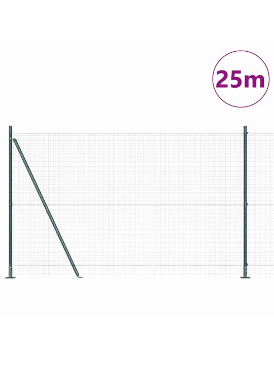 Aed koos postidega roheline 1.5 x 25 m teras