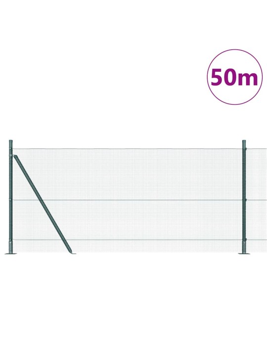 Aed koos postidega roheline 1 x 50 m teras