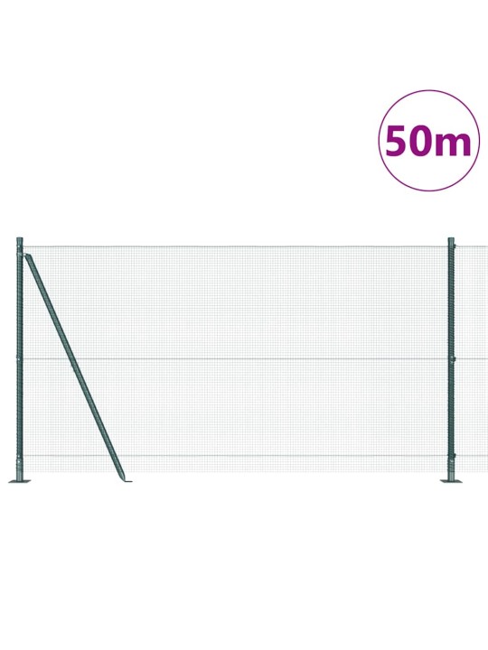 Aed koos postidega roheline 1.2 x 50 m teras