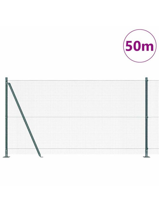 Aed koos postidega roheline 1.2 x 50 m teras
