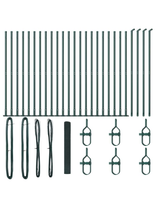 Aed koos postidega roheline 1.2 x 50 m teras