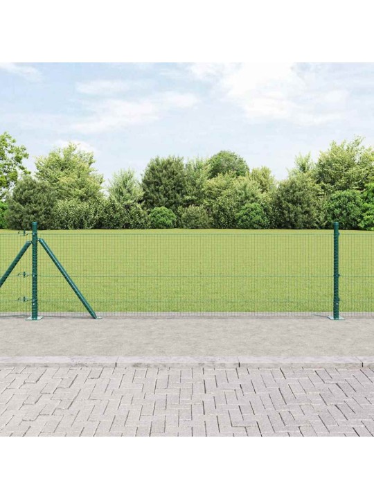 Aed koos postidega roheline 0.4 x 100 m teras