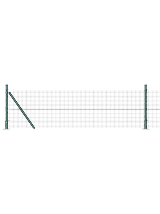 Aed koos postidega roheline 0.4 x 100 m teras