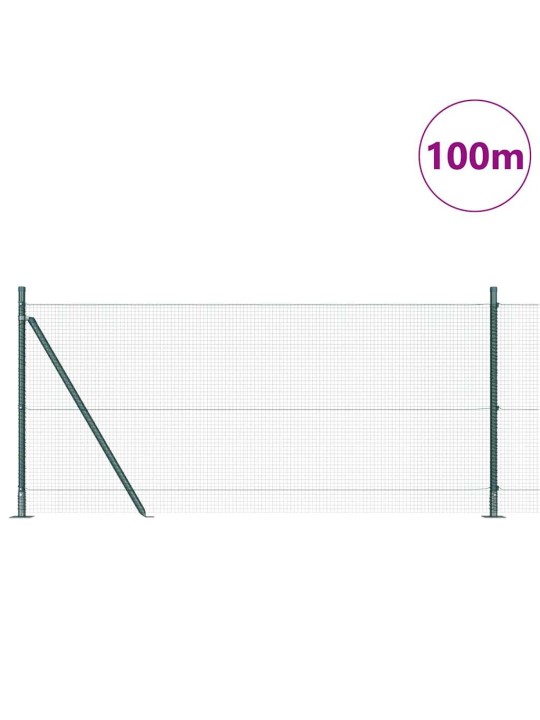 Aed koos postidega roheline 1 x 100 m teras