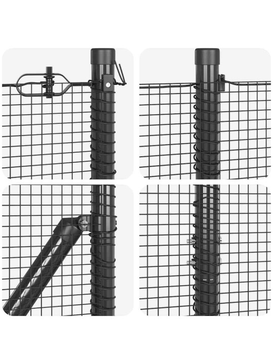 Aed koos postidega hall 1.2 x 10 m teras