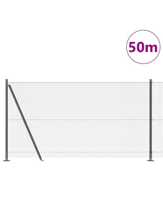 Aed koos postidega hall 1.2 x 50 m teras