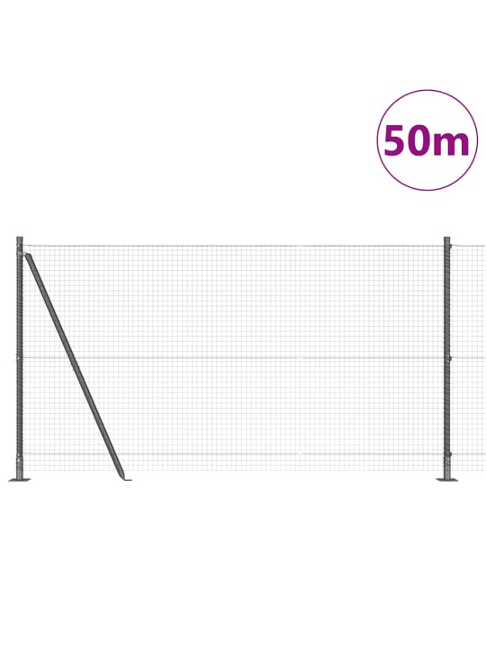 Aed koos postidega hall 1.2 x 50 m teras