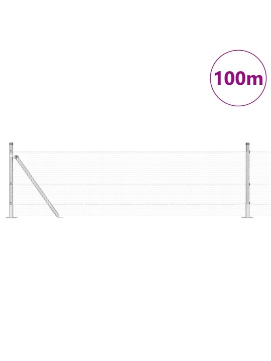 Aed koos postidega hall 0.5 x 100 m teras
