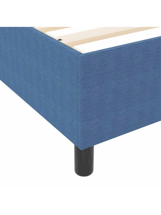 Kontinentaalvoodi sinine 80 x 200 cm kordurori kangas