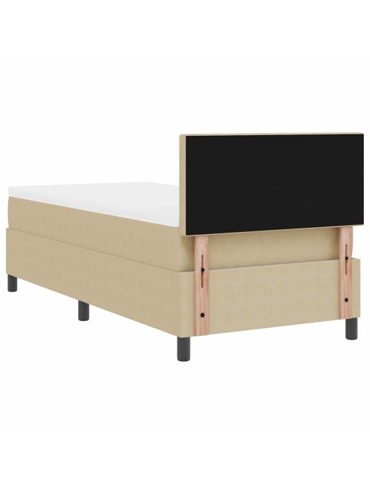 Kontinentaalvoodi helehall ja valge 203 x 80 x 88 cm