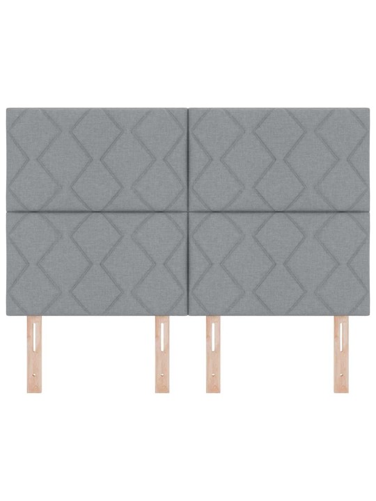 Kanga peaplaat geometric peaga manuaalne helehall 160 cm kangas