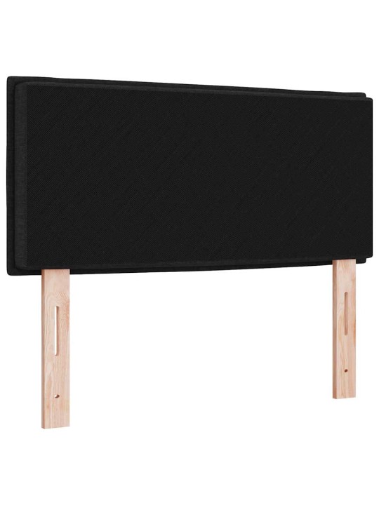 LED tuledega voodipeats must 80 cm kangas