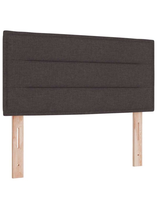 LED tuledega voodipeats tumepruun 80 cm kangas
