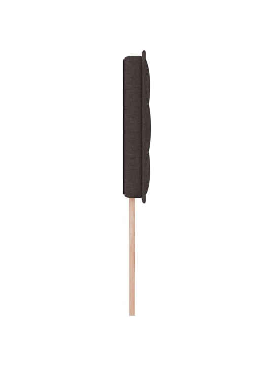 LED tuledega voodipeats tumepruun 80 cm kangas