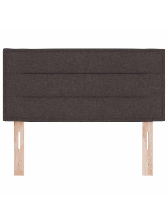 LED tuledega voodipeats tumepruun 90 cm kangas