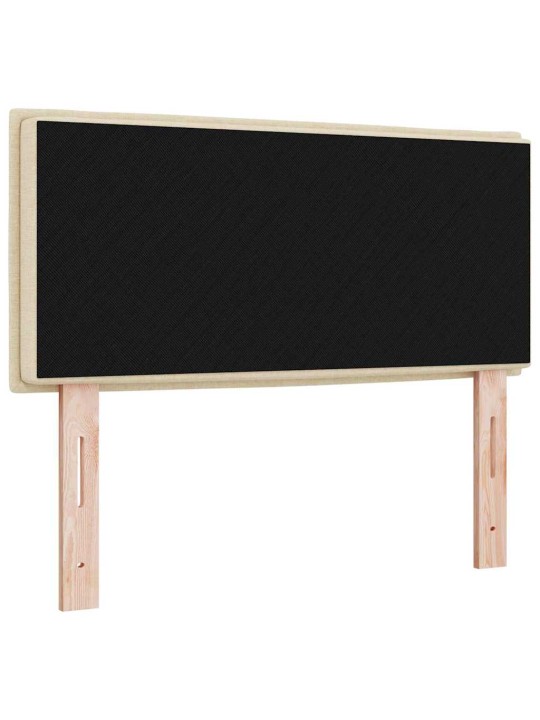 LED tuledega voodipeats kreemjas 100 cm kangas