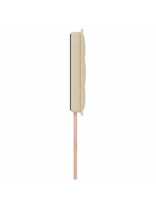 LED tuledega voodipeats kreemjas 100 cm kangas