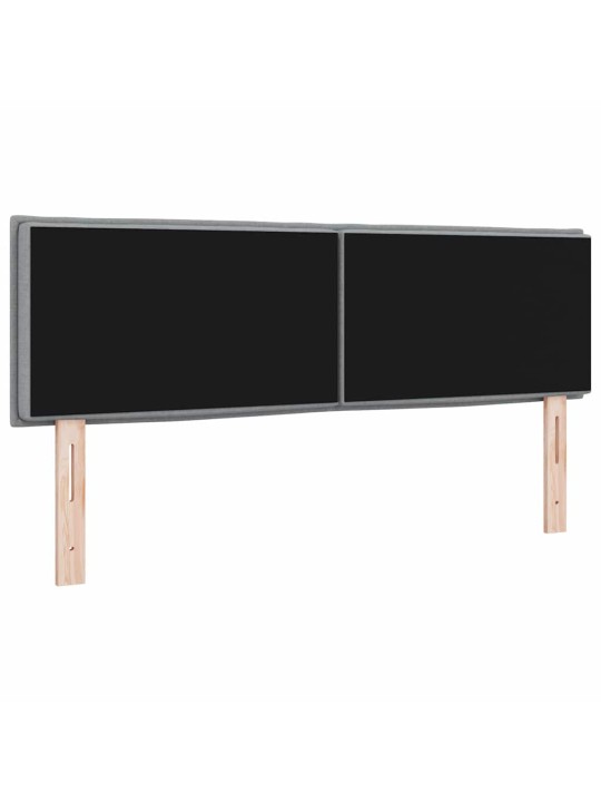 LED tuledega voodipeats helehall 160 cm kangas