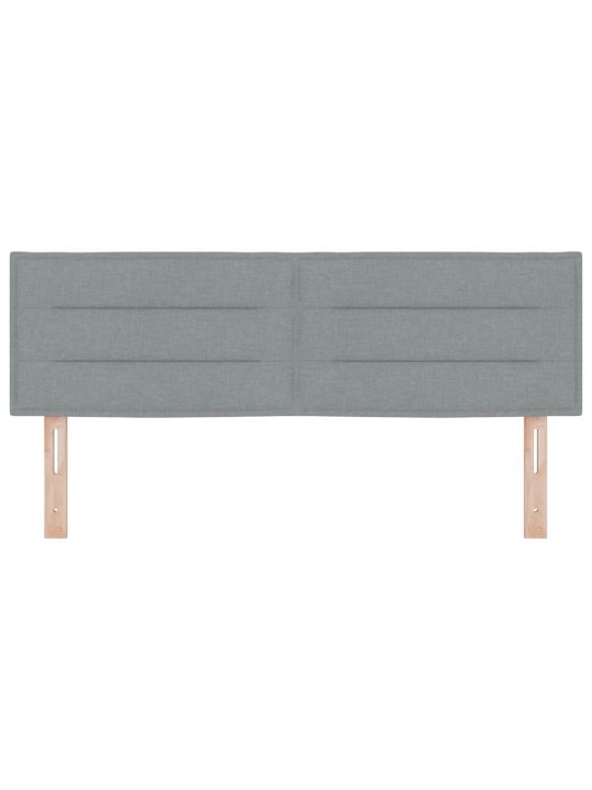 LED tuledega voodipeats helehall 160 cm kangas