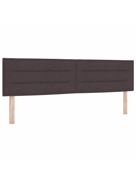LED tuledega voodipeats tumepruun 180 cm kangas