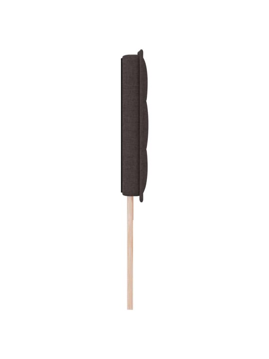LED tuledega voodipeats tumepruun 180 cm kangas