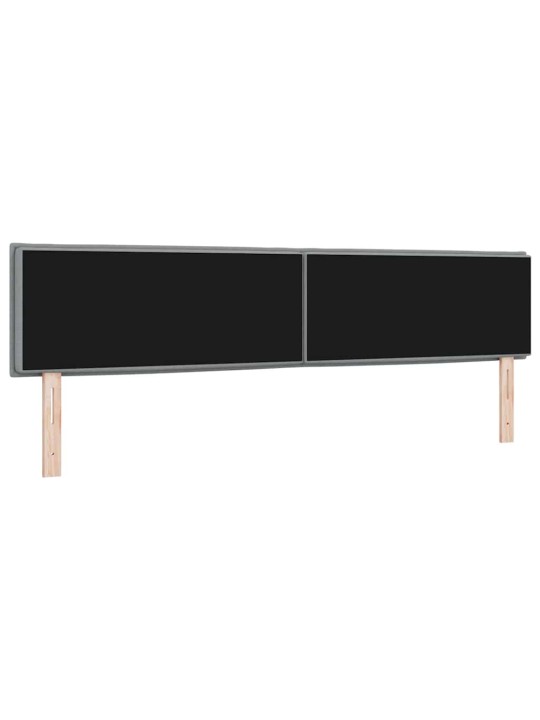 LED tuledega voodipeats helehall 200 cm kangas