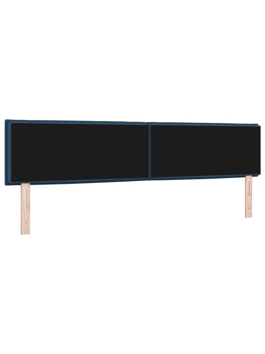 LED tuledega voodipeats sinine 200 cm kangas