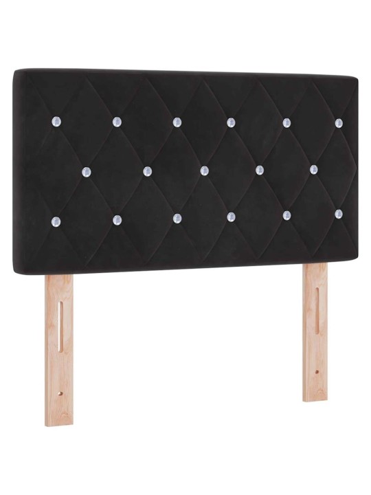 Led peatoed led -ribatuledega argyle peaga must 80 cm samet
