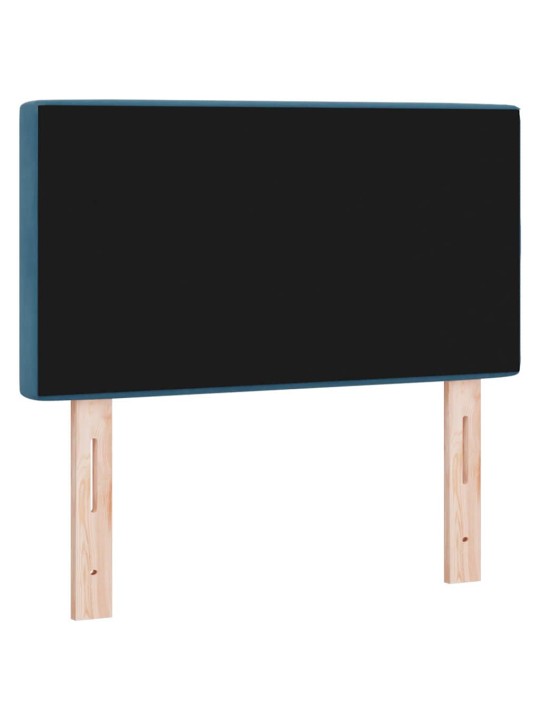 Led peatoed led -ribatuledega argyle tumesinine 80 cm samet