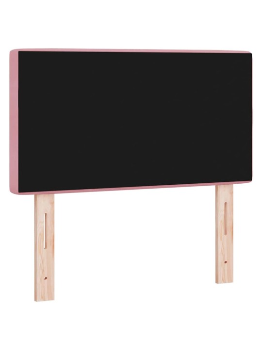 Led peatoed led -ribatuledega argyle peaga roosa 80 cm samet